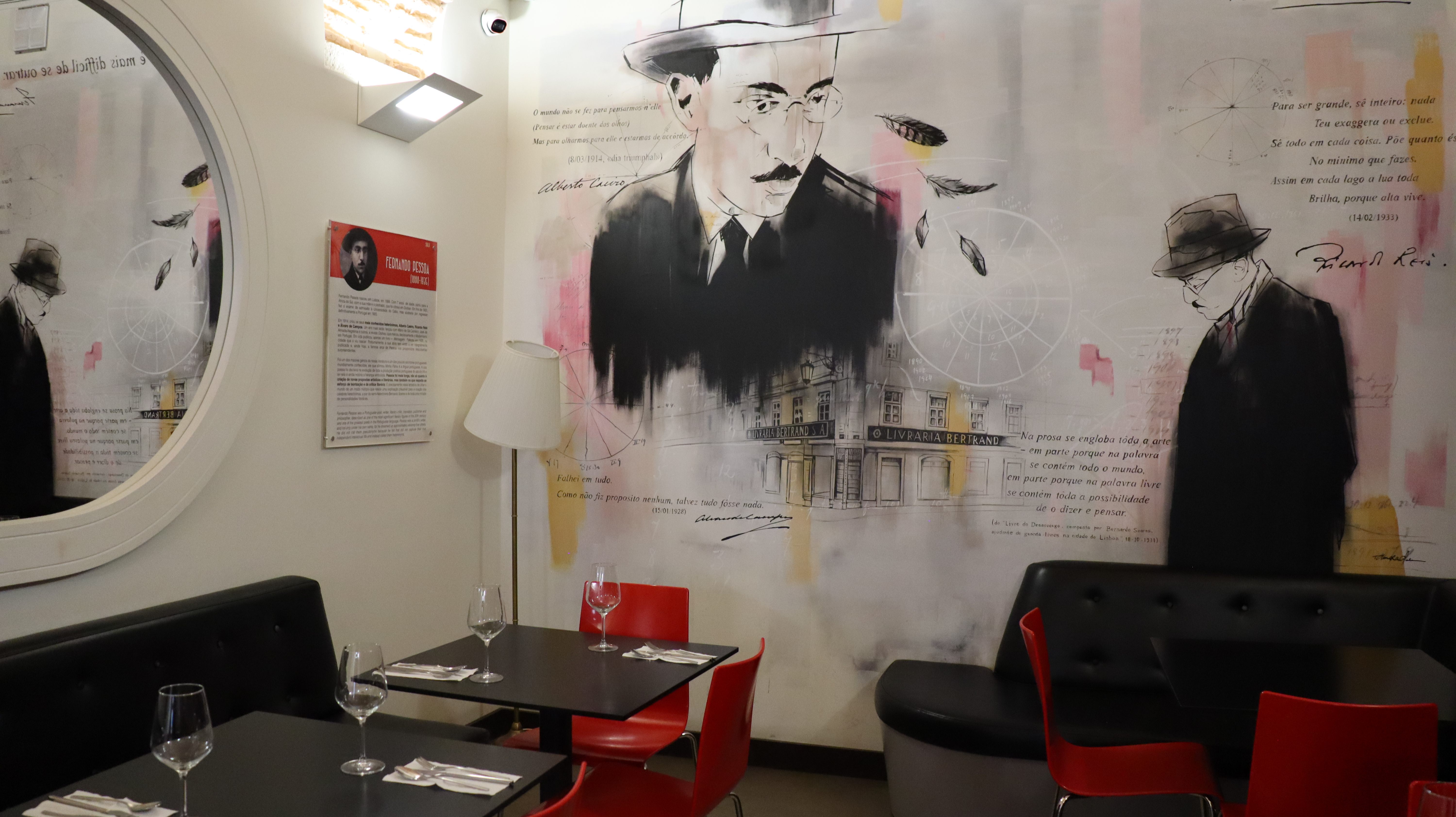 Fundo Fernando Pessoa, café bertrand chiado