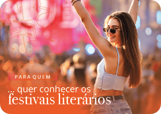 Jovem adulta como destaque num festival.