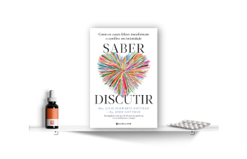 Capa do livro Saber Discutir, de Julie Schwartz Gottman e John Gottman
