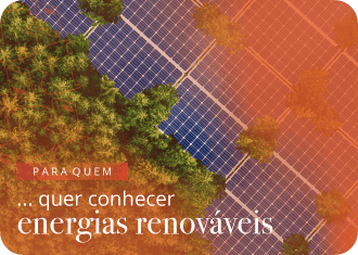Paineis solares com verde á volta.