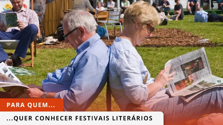 Jovem adulta como destaque num festival.