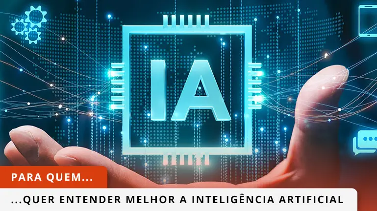 Mão robótica e mão humana a tocarem-se.